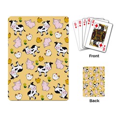 The Farm Pattern Playing Card by Valentinaart