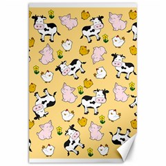 The Farm Pattern Canvas 20  X 30   by Valentinaart