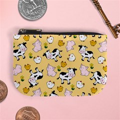 The Farm Pattern Mini Coin Purses by Valentinaart