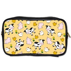 The Farm Pattern Toiletries Bags by Valentinaart