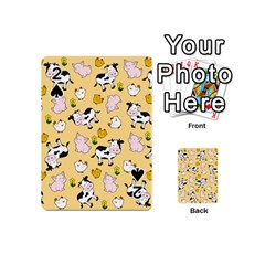 The Farm Pattern Playing Cards 54 (mini)  by Valentinaart