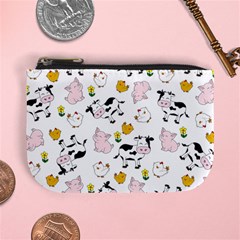 The Farm Pattern Mini Coin Purses by Valentinaart