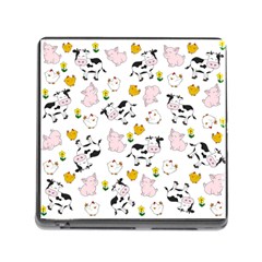 The Farm Pattern Memory Card Reader (square) by Valentinaart