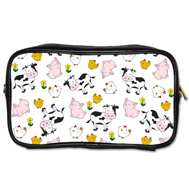 The Farm Pattern Toiletries Bags 2-Side