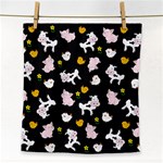 The Farm Pattern Face Towel Front