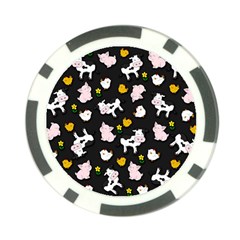 The Farm Pattern Poker Chip Card Guard (10 Pack) by Valentinaart