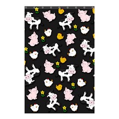 The Farm Pattern Shower Curtain 48  X 72  (small)  by Valentinaart