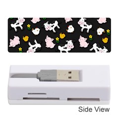 The Farm Pattern Memory Card Reader (stick)  by Valentinaart