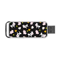 The Farm Pattern Portable Usb Flash (two Sides) by Valentinaart