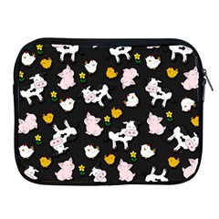 The Farm Pattern Apple Ipad 2/3/4 Zipper Cases by Valentinaart