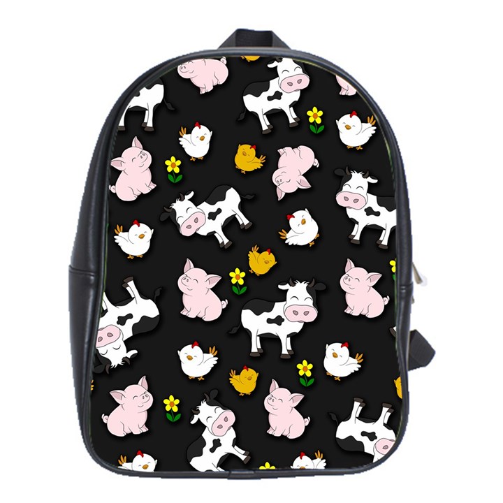 The Farm Pattern School Bag (XL)