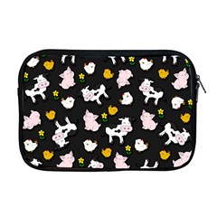 The Farm Pattern Apple Macbook Pro 17  Zipper Case by Valentinaart