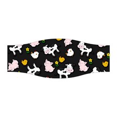 The Farm Pattern Stretchable Headband by Valentinaart