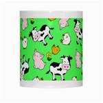 The Farm Pattern White Mugs Center