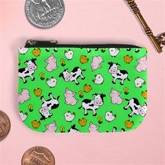 The Farm Pattern Mini Coin Purses by Valentinaart