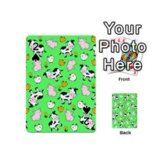 The Farm Pattern Playing Cards 54 (mini)  by Valentinaart