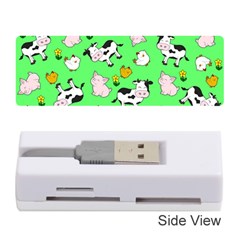 The Farm Pattern Memory Card Reader (stick)  by Valentinaart