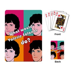 Valerie Solanas Playing Card