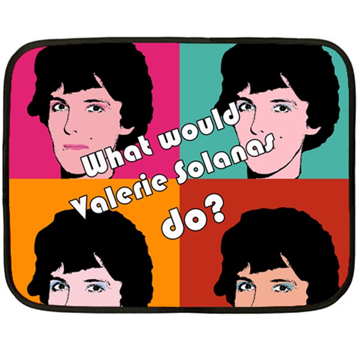 Valerie Solanas Double Sided Fleece Blanket (Mini) 