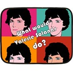 Valerie Solanas Double Sided Fleece Blanket (Mini)  35 x27  Blanket Back