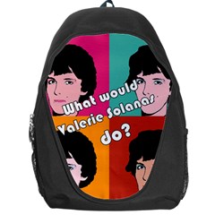 Valerie Solanas Backpack Bag by Valentinaart