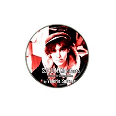 Valerie Solanas Hat Clip Ball Marker by Valentinaart