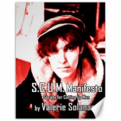 Valerie Solanas Canvas 12  X 16   by Valentinaart