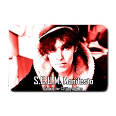 Valerie Solanas Small Doormat  by Valentinaart