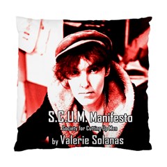 Valerie Solanas Standard Cushion Case (two Sides) by Valentinaart