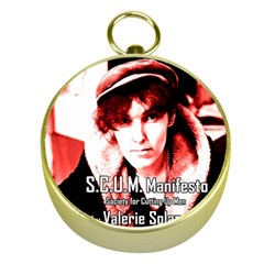 Valerie Solanas Gold Compasses by Valentinaart