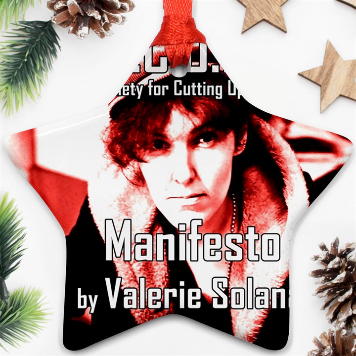 Valerie Solanas Ornament (Star)