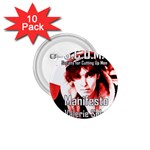 Valerie Solanas 1.75  Buttons (10 pack) Front