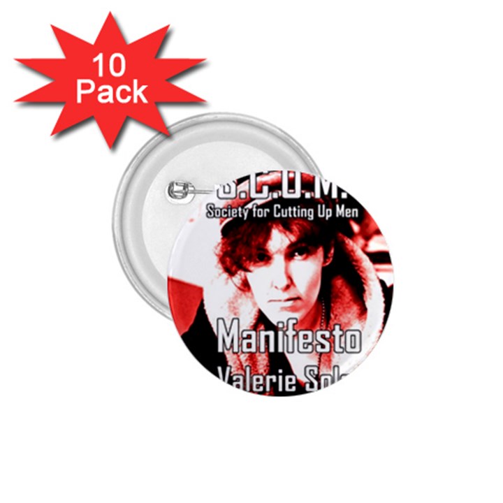 Valerie Solanas 1.75  Buttons (10 pack)