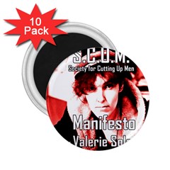 Valerie Solanas 2 25  Magnets (10 Pack)  by Valentinaart