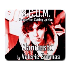 Valerie Solanas Large Mousepads by Valentinaart