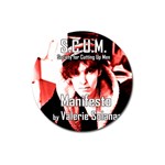 Valerie Solanas Magnet 3  (Round) Front