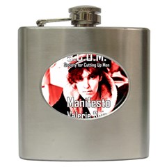 Valerie Solanas Hip Flask (6 Oz) by Valentinaart