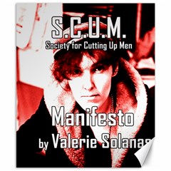 Valerie Solanas Canvas 8  X 10  by Valentinaart