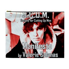 Valerie Solanas Cosmetic Bag (xl) by Valentinaart