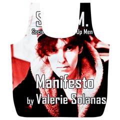 Valerie Solanas Full Print Recycle Bags (l)  by Valentinaart