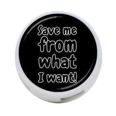 Save Me From What I Want 4-port Usb Hub (two Sides)  by Valentinaart