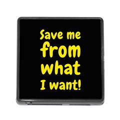 Save Me From What I Want Memory Card Reader (square) by Valentinaart