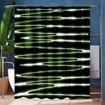 Sketched Wavy Stripes Pattern Shower Curtain 60  x 72  (Medium)  60 x72  Curtain