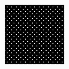 Black Polka Dots Medium Glasses Cloth by jumpercat