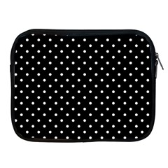 Black Polka Dots Apple Ipad 2/3/4 Zipper Cases by jumpercat