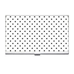 White Polka Dots Business Card Holders by jumpercat