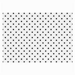 White Polka Dots Large Glasses Cloth (2-side) by jumpercat