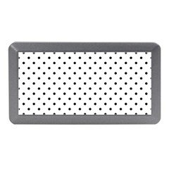 White Polka Dots Memory Card Reader (mini) by jumpercat