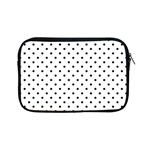 White Polka Dots Apple iPad Mini Zipper Cases Front