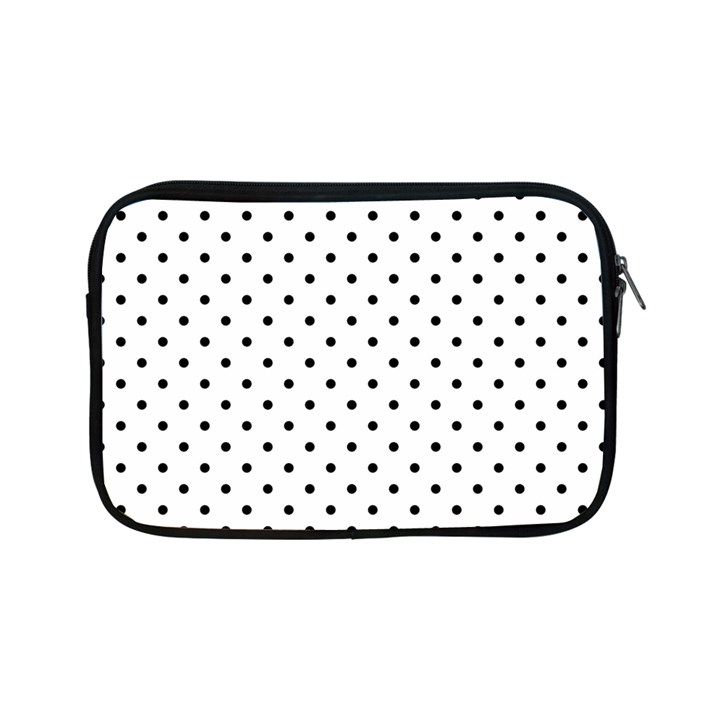 White Polka Dots Apple iPad Mini Zipper Cases